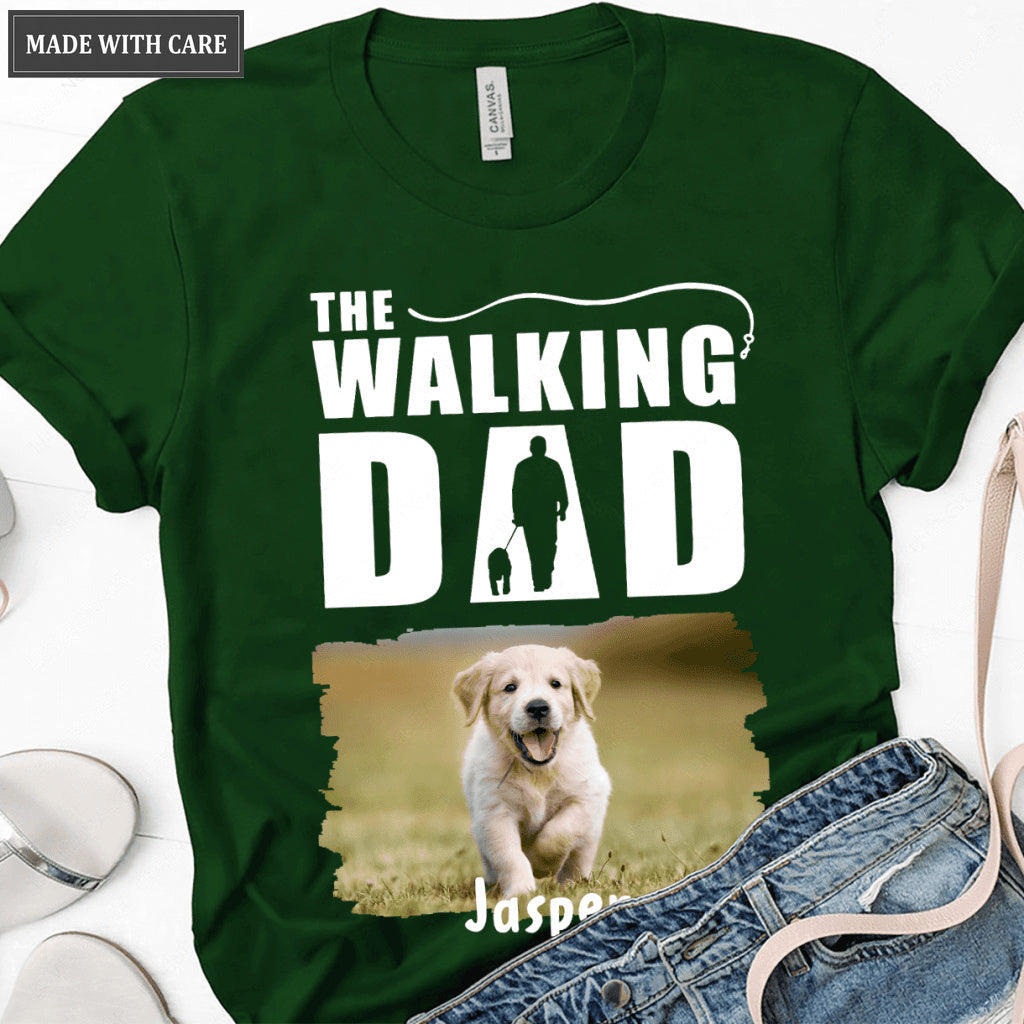The Walking Dad Personalized Custom T-Shirt