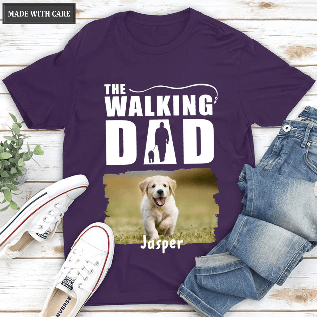 The Walking Dad Personalized Custom T-Shirt
