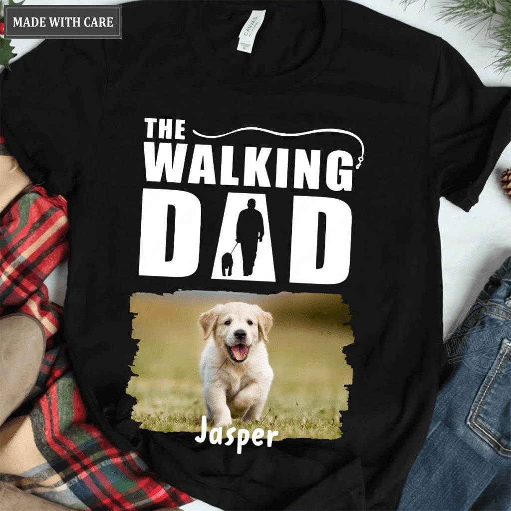 The Walking Dad Personalized Custom T-Shirt