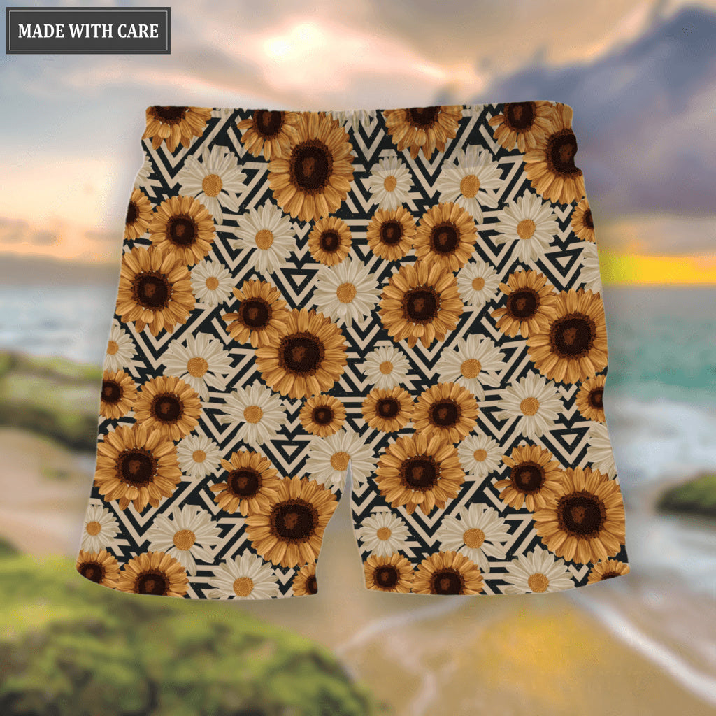 American Flag Sunflower Summer Hawaiian Shirt