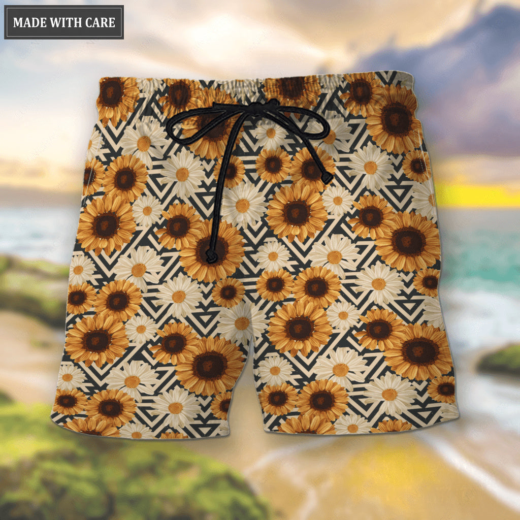 American Flag Sunflower Summer Hawaiian Shirt
