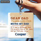 03 Dear Dad/Mom, Funny Pet Gift - Personalized Custom Acrylic Keychain