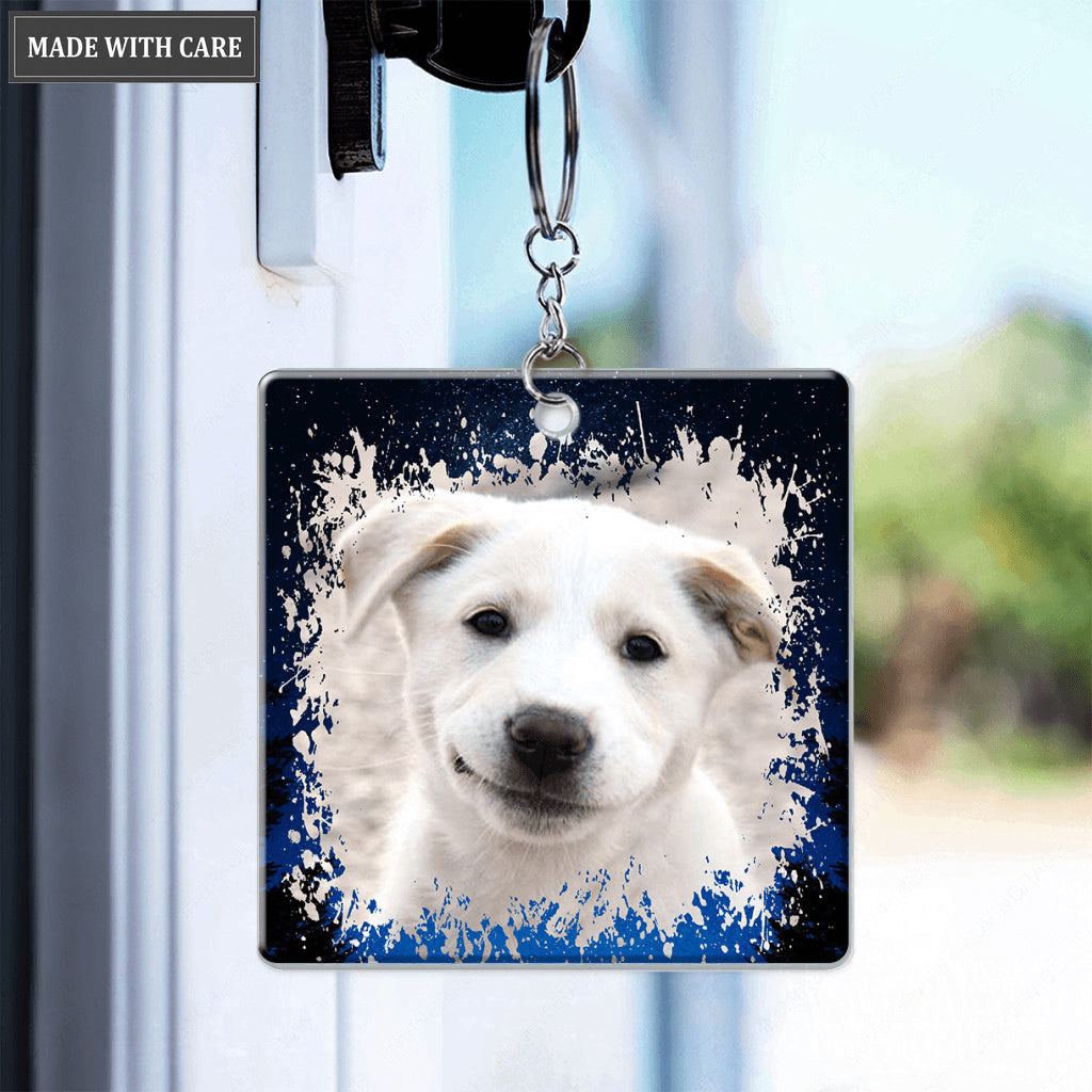 Dear Dad/Mom, Funny Pet Gift - Personalized Custom Acrylic Keychain