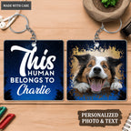 Dear Dad/Mom, Funny Pet Gift - Personalized Custom Acrylic Keychain