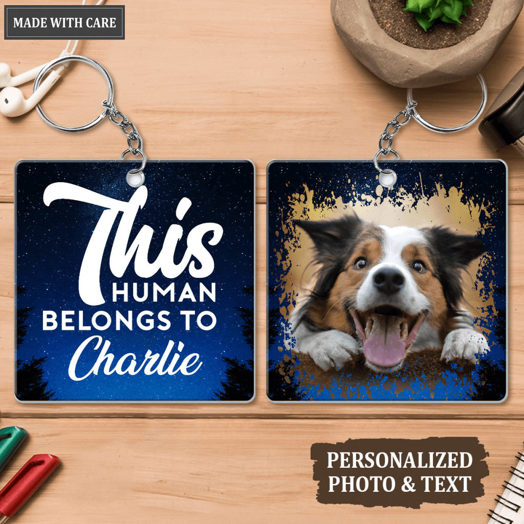 Dear Dad/Mom, Funny Pet Gift - Personalized Custom Acrylic Keychain