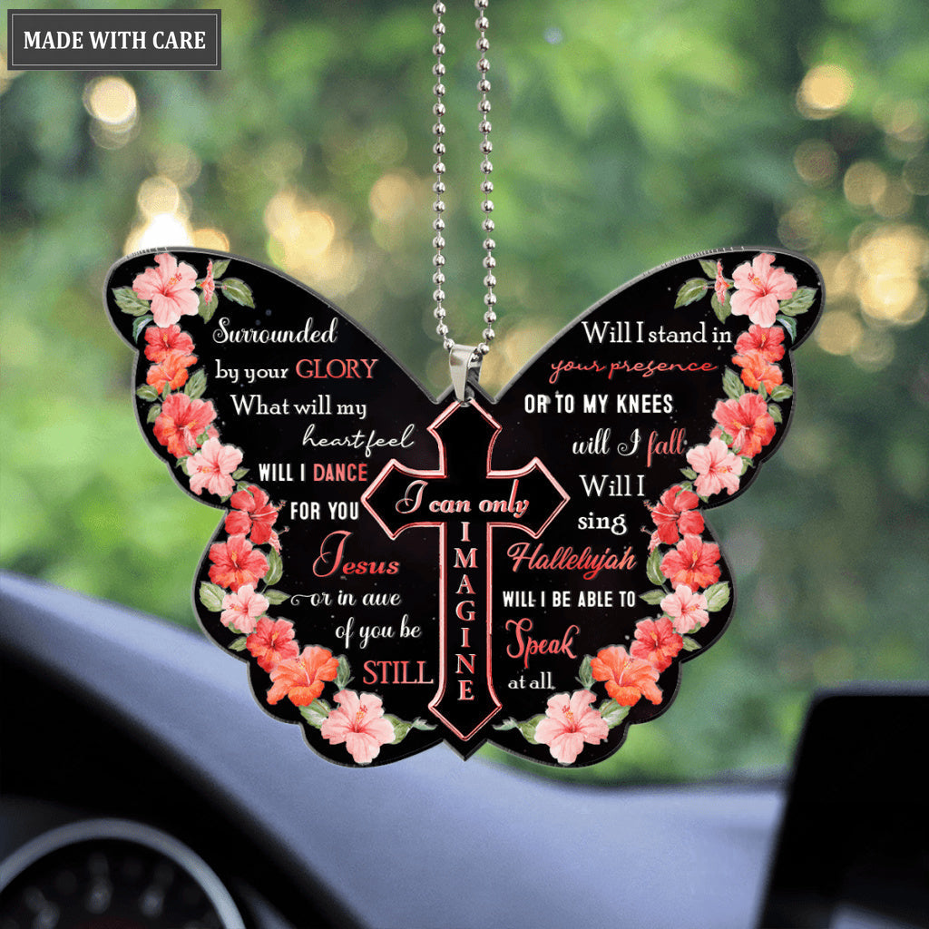 Butterfly By Glory Cross Ornament