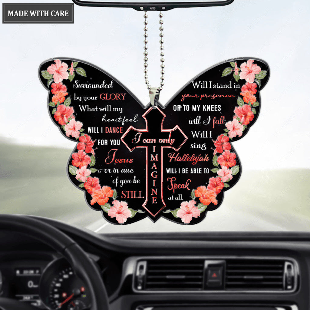 Butterfly By Glory Cross Ornament