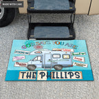 Camping God Says You Are Personalized Doormat