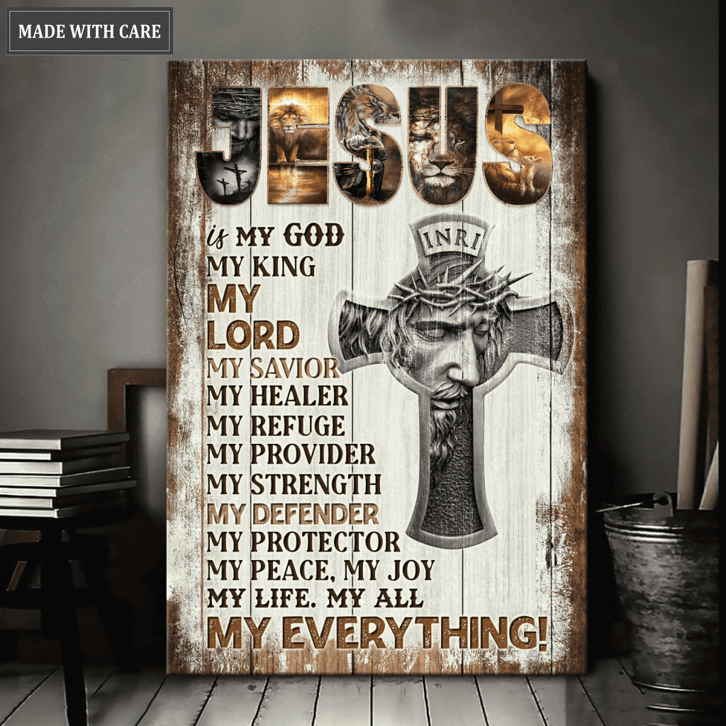 Jesus Is My Everything Wall Art