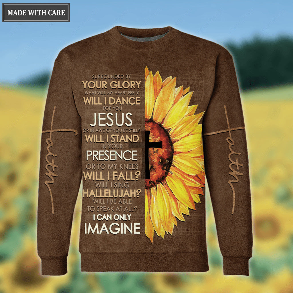 Cross Sunflower Surrounded By The Glory Hoodie