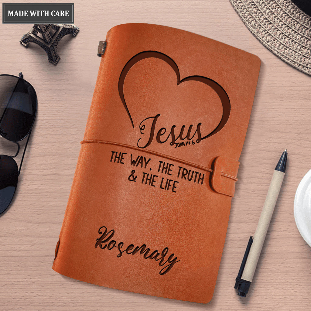 Jesus The Way The Truth And The Life Personalized Vintage Journal