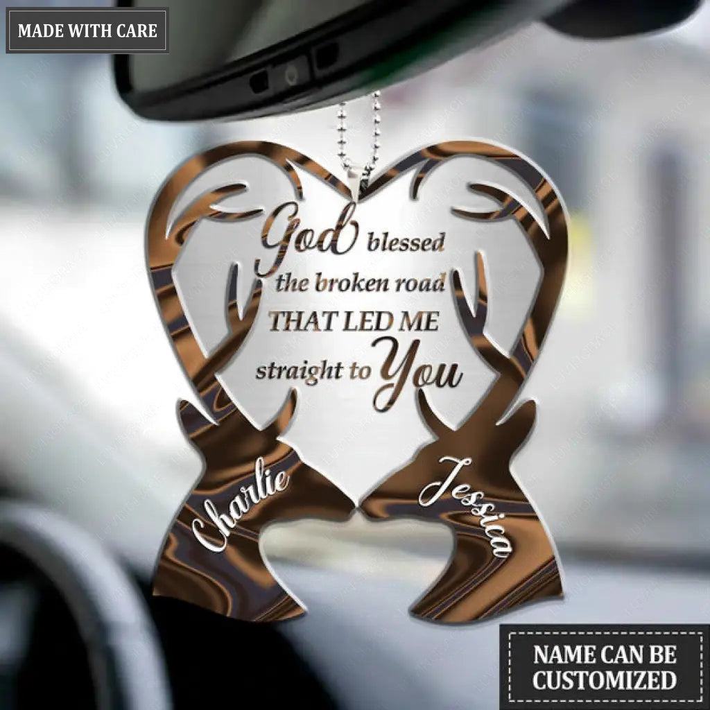 Collection Of Deer Couple Personalized Ornament