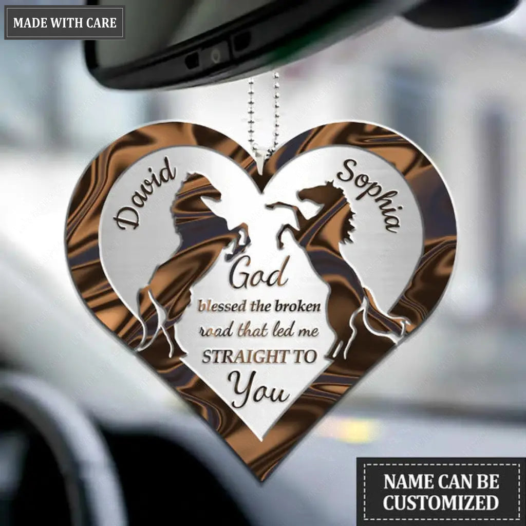 Collection Of Horse Couple Personalized Ornament