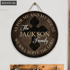 Personalized Family Established Circle Sign