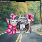 Camera Flower Glory Ornament