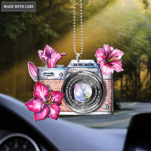 Camera Flower Glory Ornament