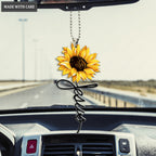 Jesus Sunflower Ornament