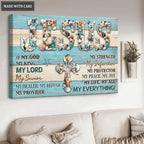 Jesus Is My God Seashell Wall Art