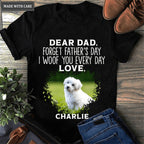 I Woof You Personalized Custom Unisex T-Shirt