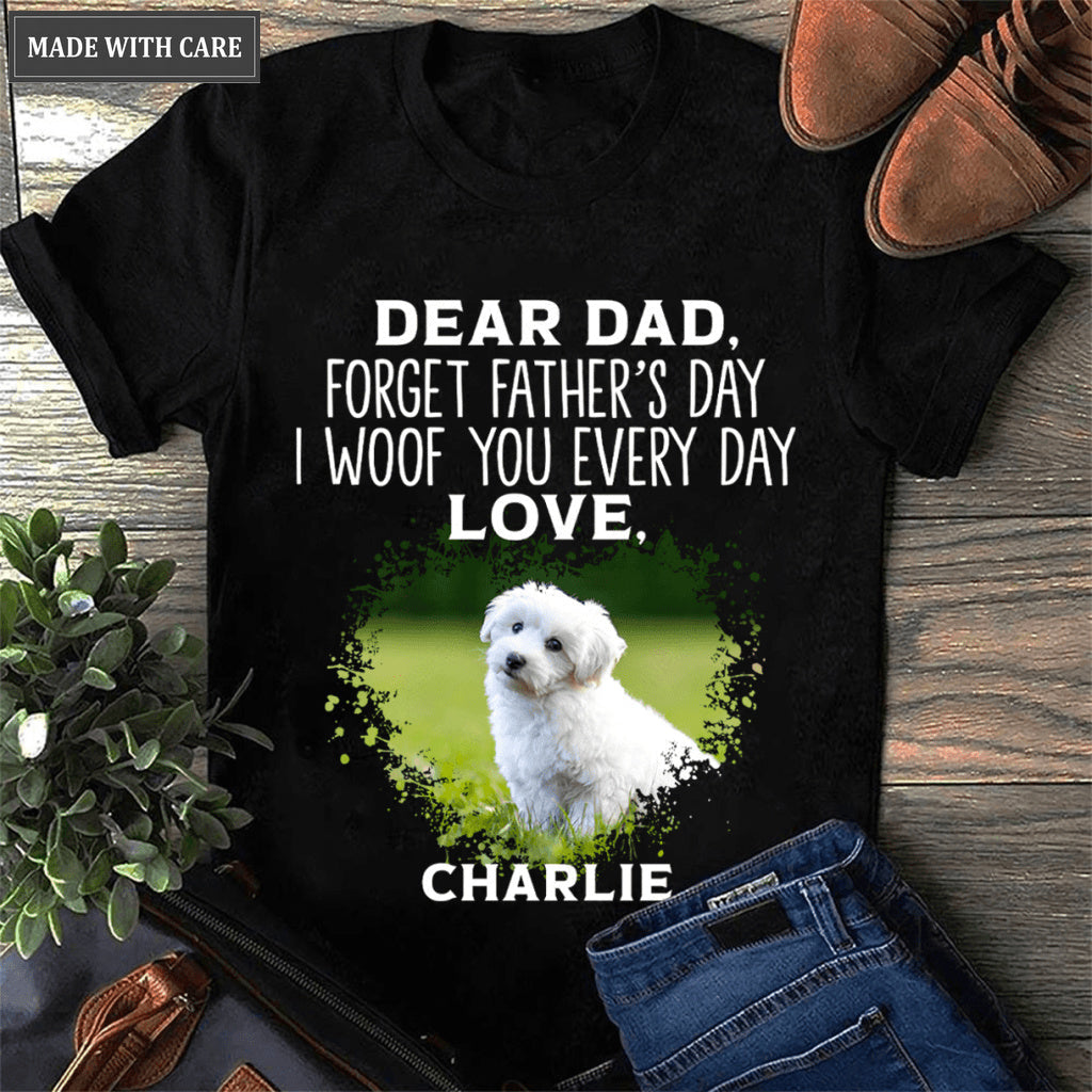 I Woof You Personalized Custom Unisex T-Shirt