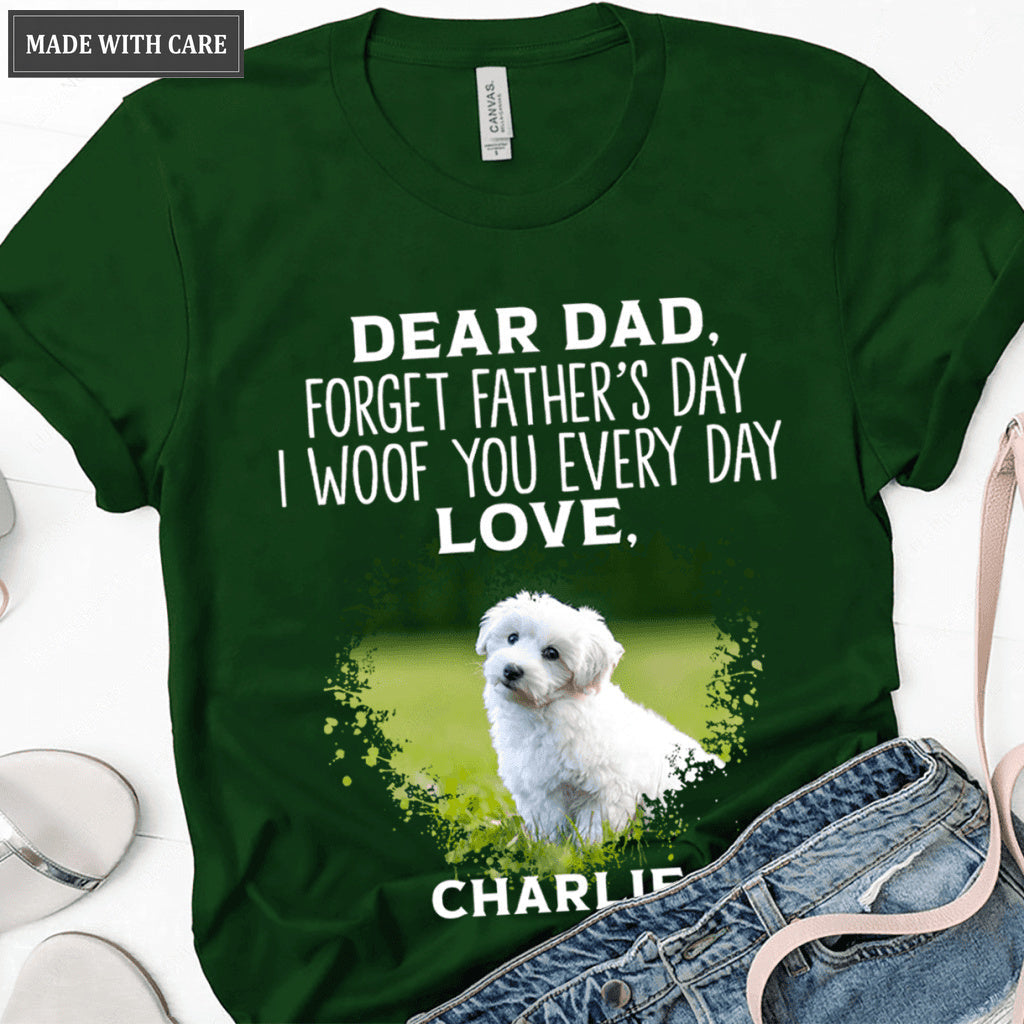 I Woof You Personalized Custom Unisex T-Shirt