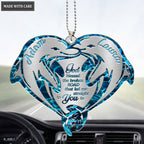 Luvingrace M23 Dolphin Couple God Blessed Personalized Ornament