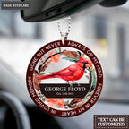 Personalized Always On My Mind Cardinal Ornament