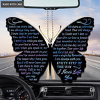 Holographic I Never Left You Butterfly Ornament
