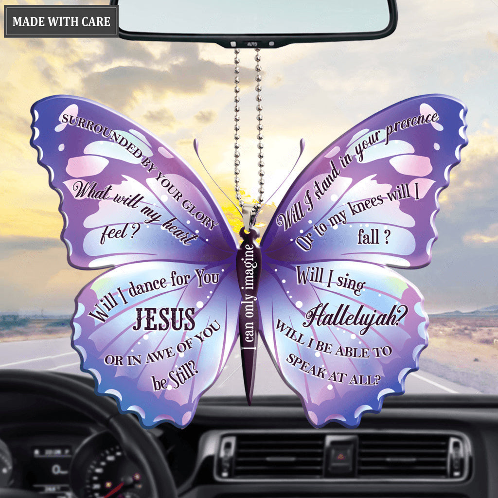 Purple Butterfly By Glory Ornament