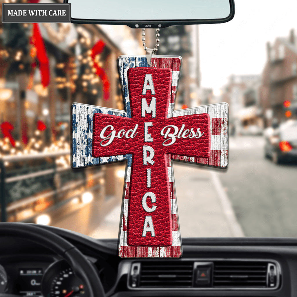 America God Bless Ornament