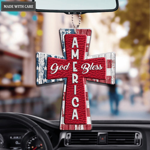 America God Bless Ornament