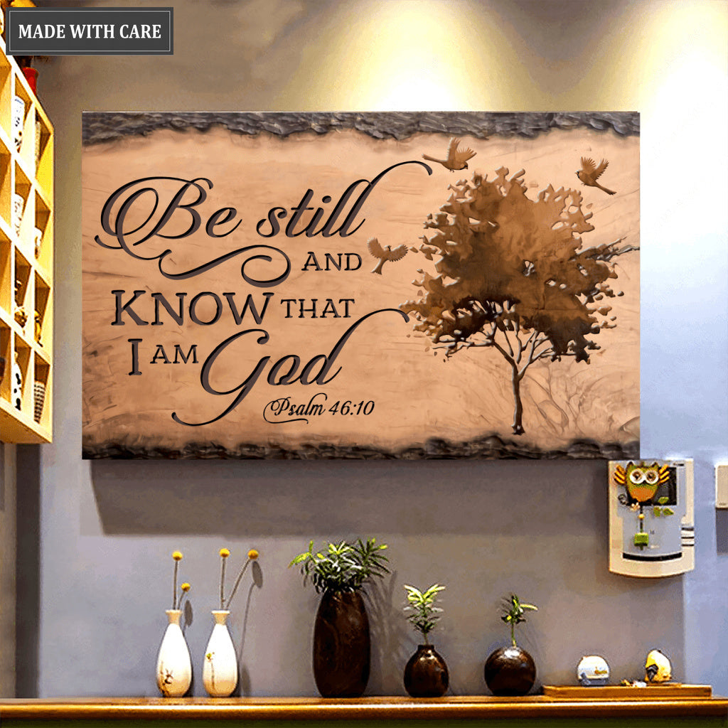Be Still And Know That I Am God Wall Art