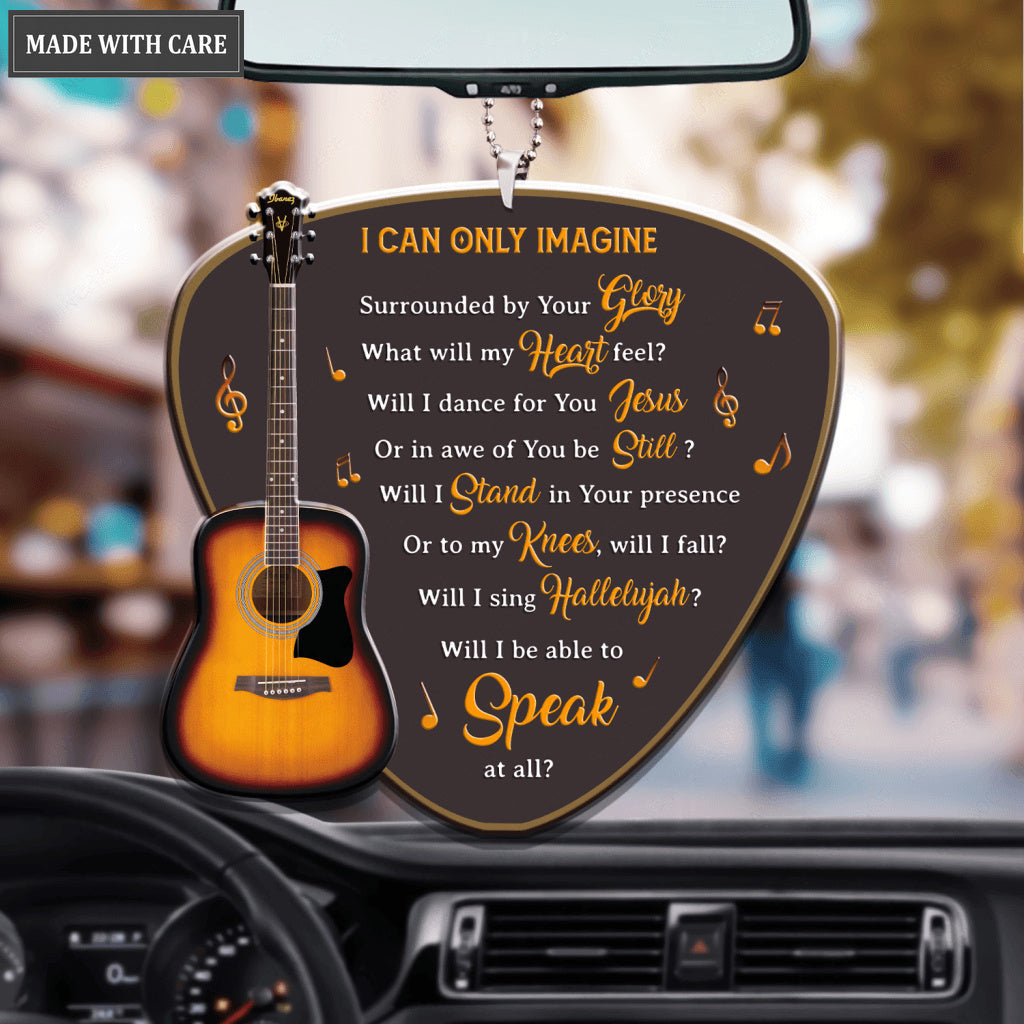 Guitar Pick Surrounded By The Glory Ornament