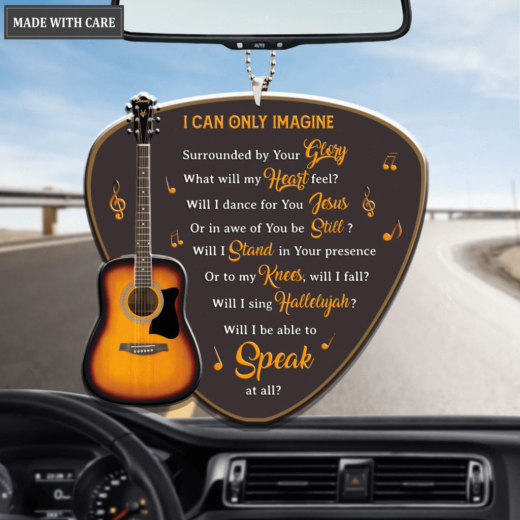 Guitar Pick Surrounded By The Glory Ornament