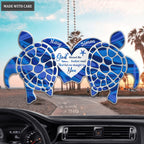 Sea Turtle Couple God Blessed Personalized Ornament