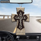 Song Lyrics Cross Ornament