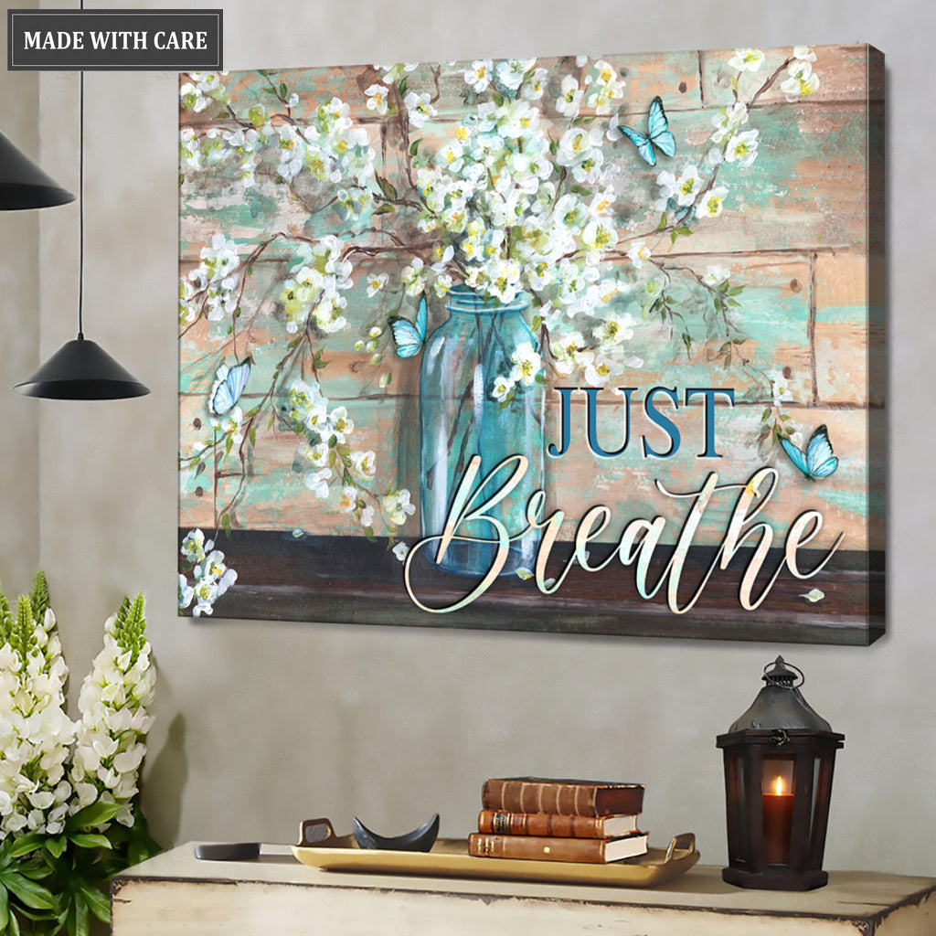 Just Breathe Blossoms Wall Art
