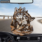 Loving Wolves God Knew My Heart Personalized Ornament
