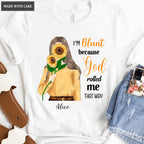 Personalized Sunflower God Blunt Tshirt