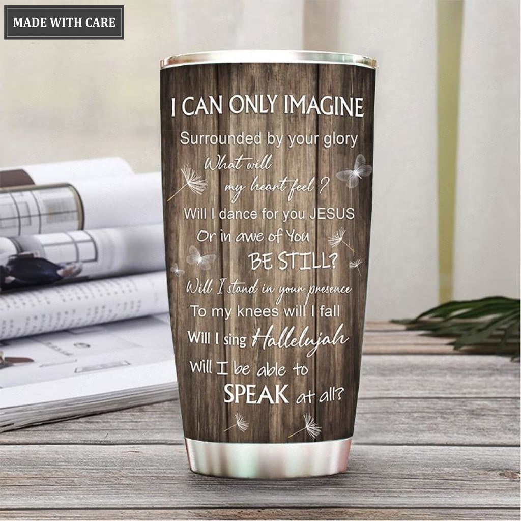 White Dandelion Surrounded By Glory Customized Tumbler