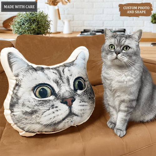 3D Custom Shaped Pet Pillow Pet Memorial Gift - Personalized Pillow