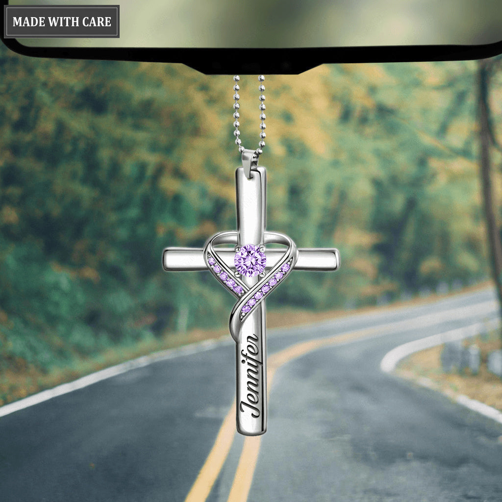 Personalized Jewelry Cross Ornament