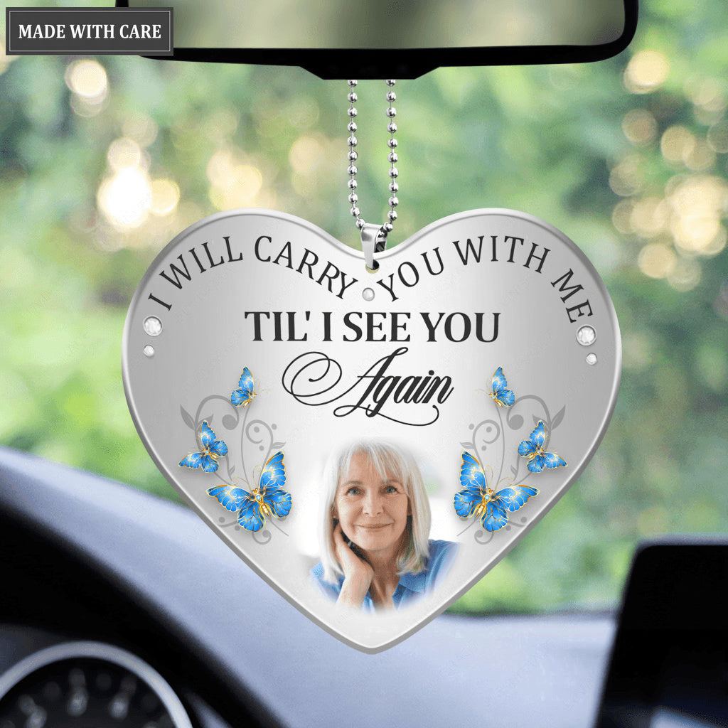 Personalized I Carry You With Me Ornament
