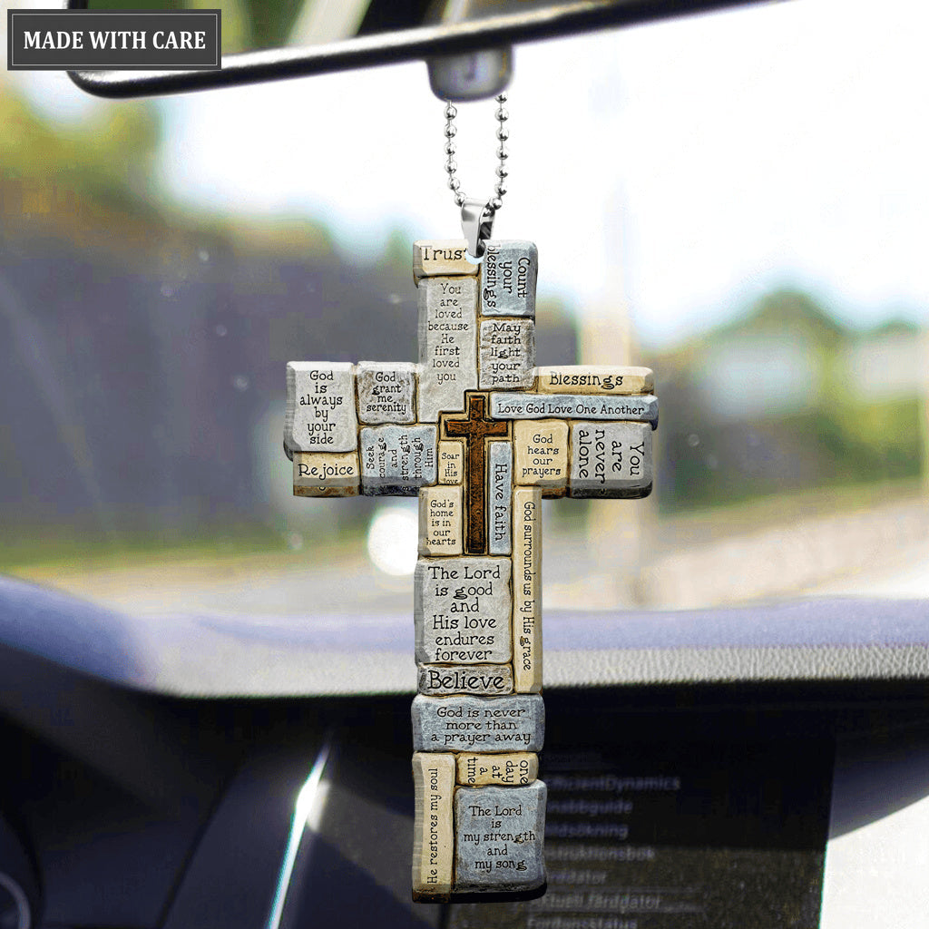 Prayers Cross Ornament