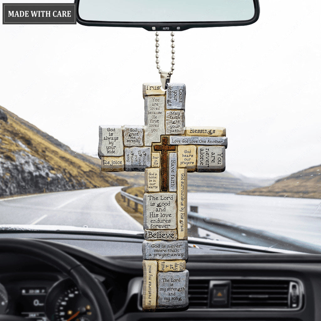 Prayers Cross Ornament