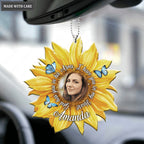 Personalized Sunflower God Has You In His Arms Ornament