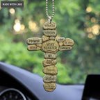 Way Maker Rock Cross Ornament