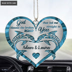 Luvingrace M30 Dolphin Couple God Blessed Personalized Ornament
