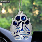 Printfamily M34 Wolf Couple God Blessed Personalized Ornament