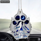 Printfamily M34 Wolf Couple God Blessed Personalized Ornament
